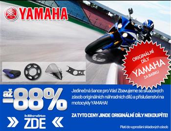 ORIGINÁLNÍ DÍLY YAMAHA AŽ -88%