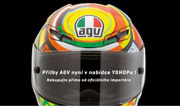 Přilby AGV nově v nabídce Yshopu