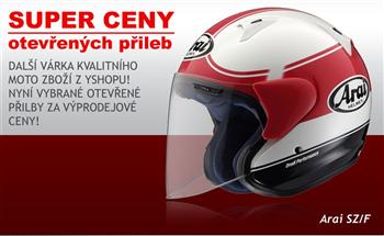 Otevřené přilby Arai již za 6490! Otevřené přilby Arai již za 6490!